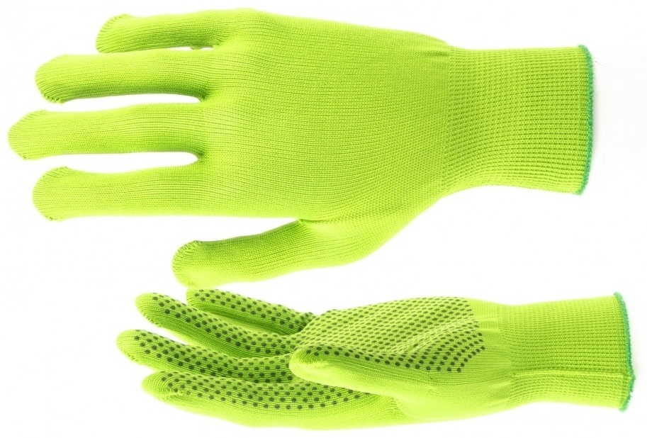 Купить строительные перчатки 67828 зеленые L в кредит  – Kaspi .
