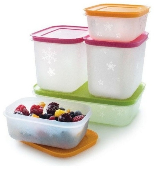 Tupperware набор контейнеров Е09 5 шт, пластик