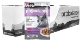 Probalance кусочки в желе телятина, ягненок 85 г 28 шт