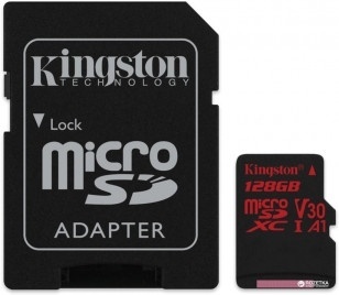 Карта памяти Kingston MicroSD 256GB Class 10 U3 A1 SDCR/256GB