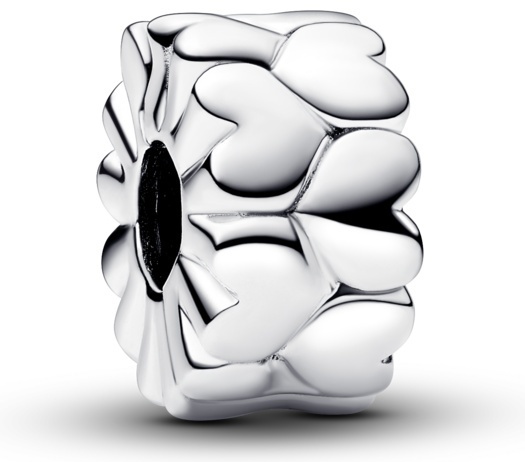 Шарм PANDORA «Сияющие сердца» 792828C00 вес 2.8 г серебро