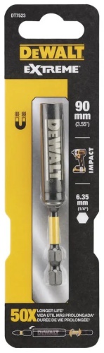 Удлинитель прямой 1/4 DeWALT IR TORSION DT7523, 1 шт