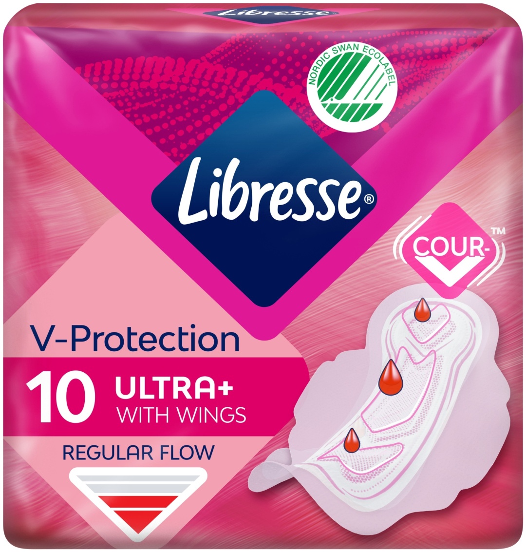 Libresse прокладки V-Protection 10 шт