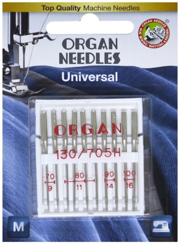 Игла Organ Универсальные 10/70-100 Blister 10 шт