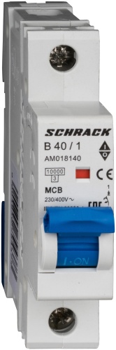 Schrack Technik автоматический выключатель 1P 40 A, 10 кА, 230 В