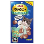 Лакомство INABA подушечки курица, тунец 10 г 4 шт