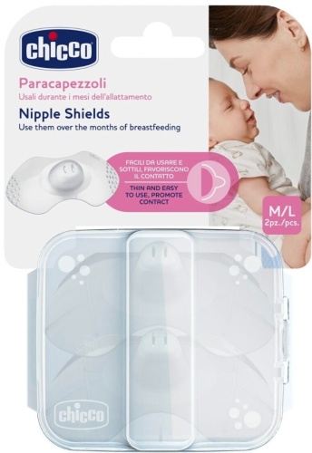Накладки Chicco 8058664070473, 2 шт, прозрачный