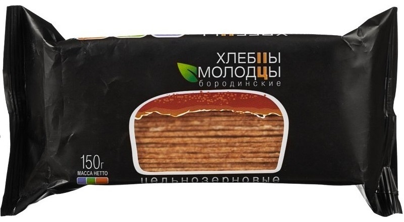 Хлебцы Молодцы Бородинские 150 г