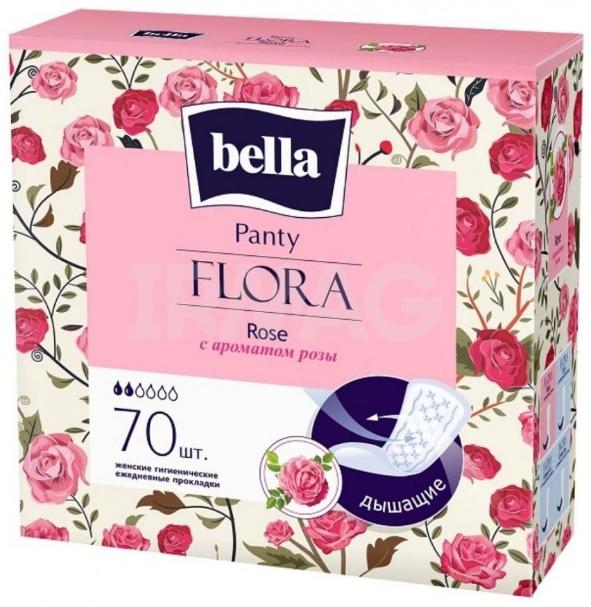 Bella прокладки ежедневные Panty Flora Rose 70 шт