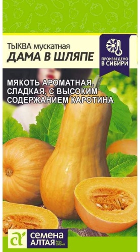 Семена Алтая тыква Дама в Шляпе