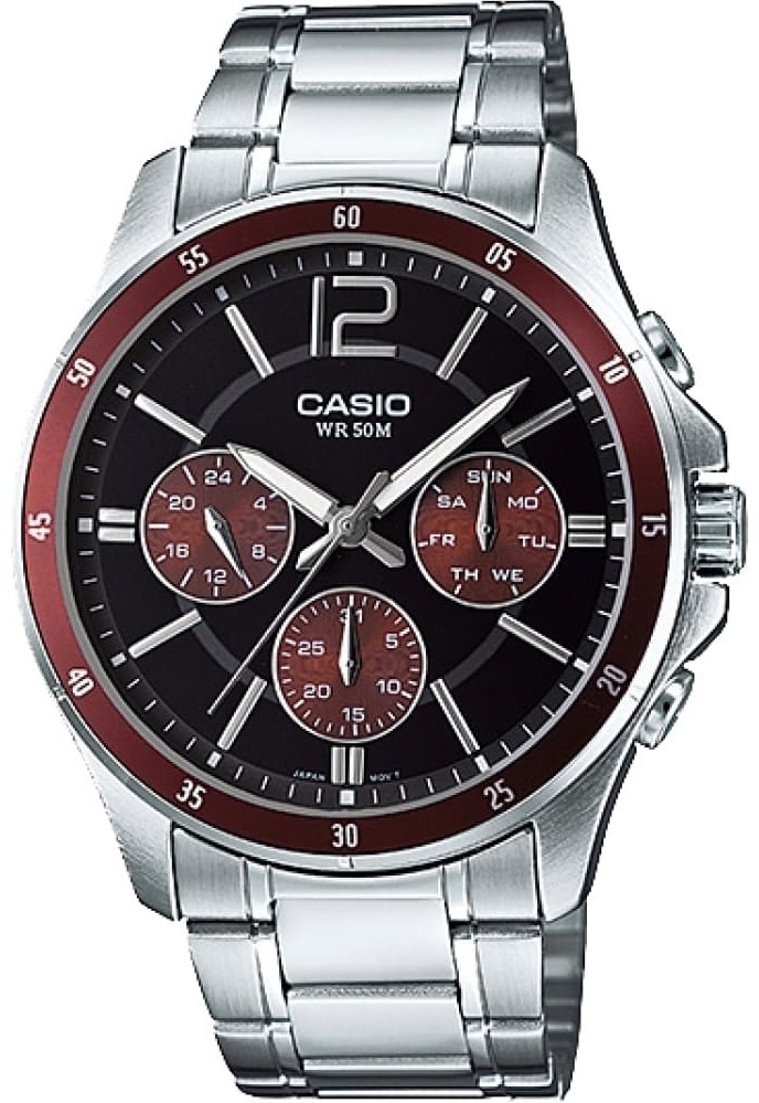 Кварцевые CASIO MTP-1374D-5AVDF нержавеющая сталь