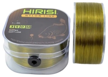Леска HIRISI монофильная YX101-20lb 0.38 мм зеленый
