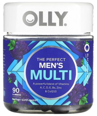 OLLY The Perfect Men's Multi, Blackberry Blitz таблетки 90 шт