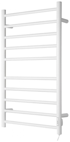 Полотенцесушитель электрический ZERIX Atlas EPA-5386R-10T, лесенка 53x86 см