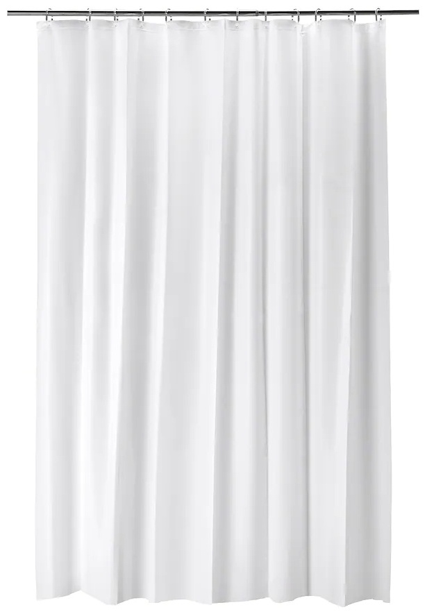 Штора IKEA Бьерсен 204.437.04 180x200 белый, PEVA