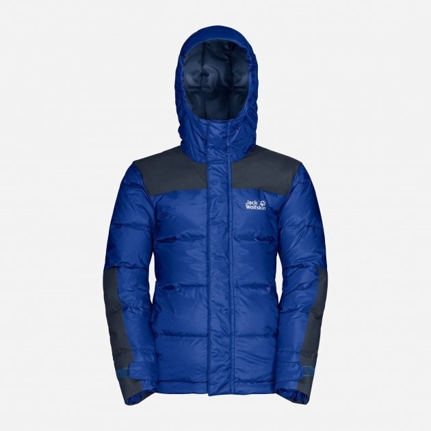 Пуховик Jack Wolfskin синий