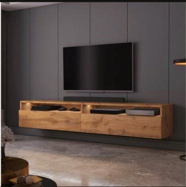 ТВ-тумба навесная Tt piko 2, 180x30x32 см, коричневый