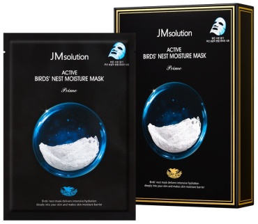 Маска для лица JMsolution тканевая Active Bird's Nest Moisture Mask 10 шт