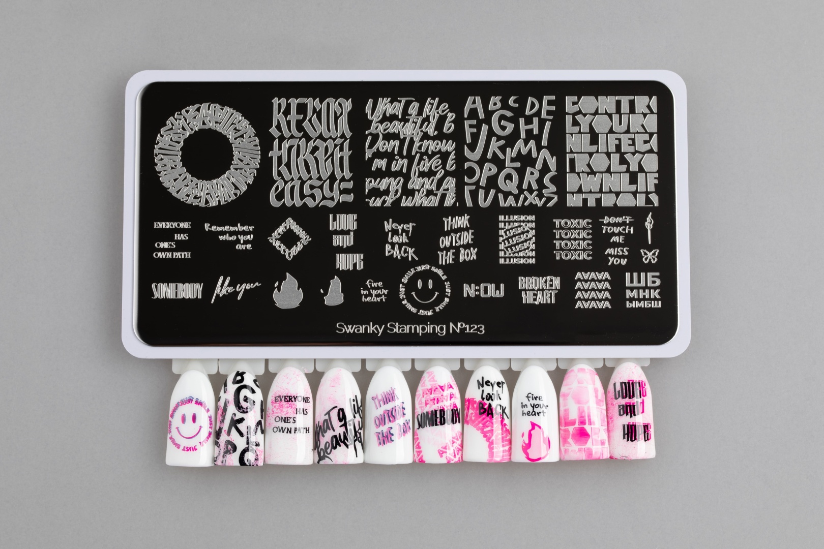 Swanky Stamping пластины 123