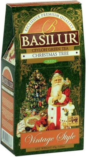 Чай Basilur Christmas tree зеленый листовой 85 г