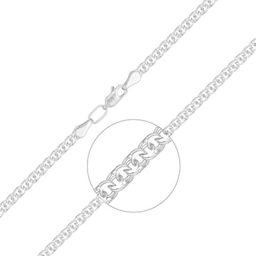 PLATINA 21-2711-050-1120-19 длина 45 см, вес 9.15 г золото, плетение бисмарк