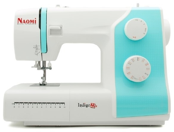 Швейная машина Naomi Indigo 22S белый, синий