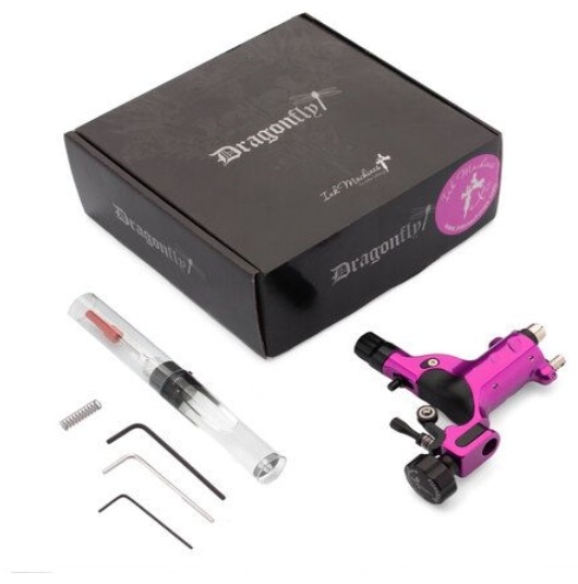 Тату-машинка DRAGONFLY X2 Seductive Pink роторная 8000