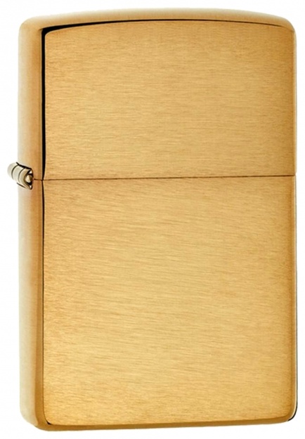 Zippo бензиновая зажигалка 168, латунь