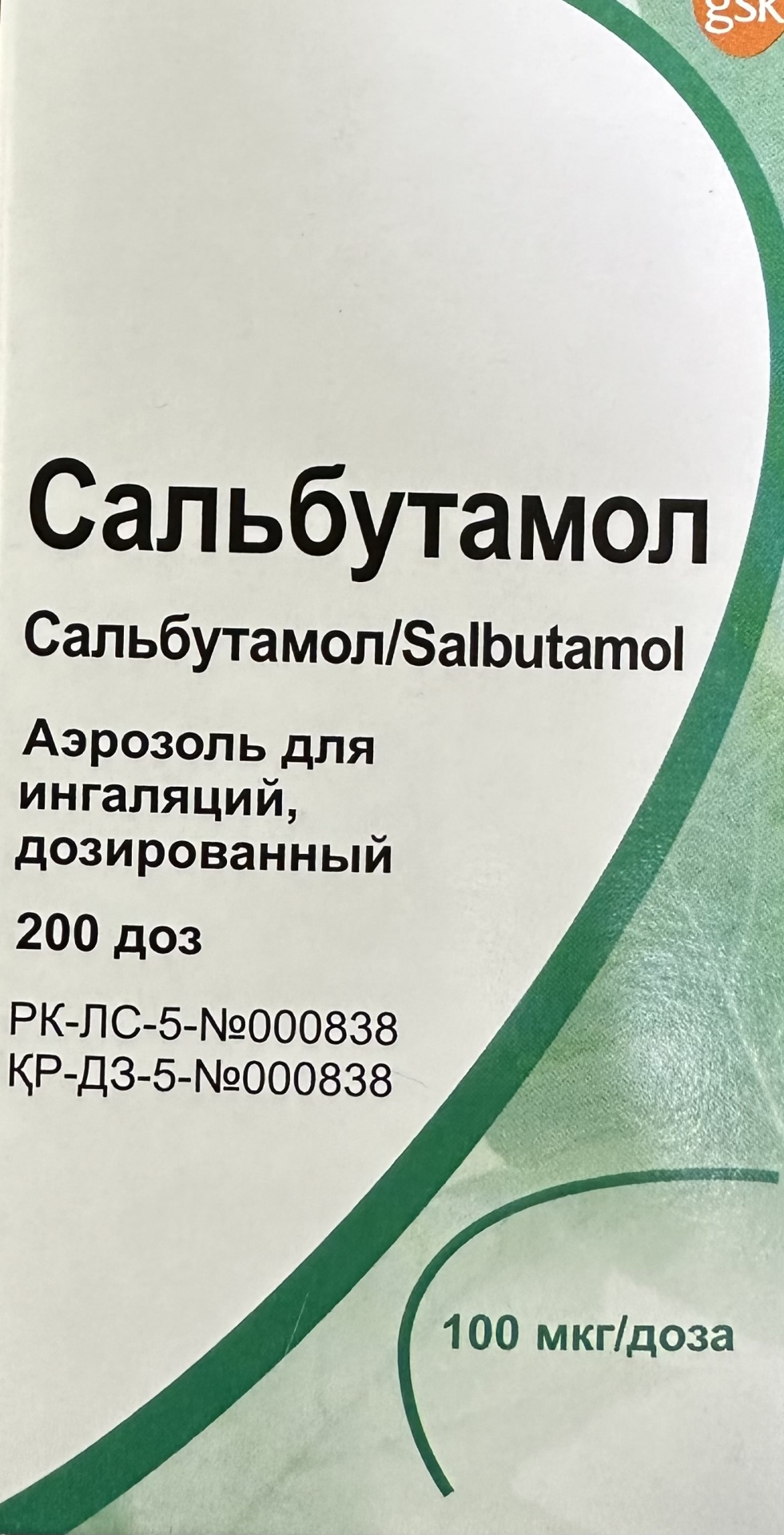 Купить Сальбутамол аэрозоль 100 мкг 12 мл в Алматы – Магазин на Kaspi.kz