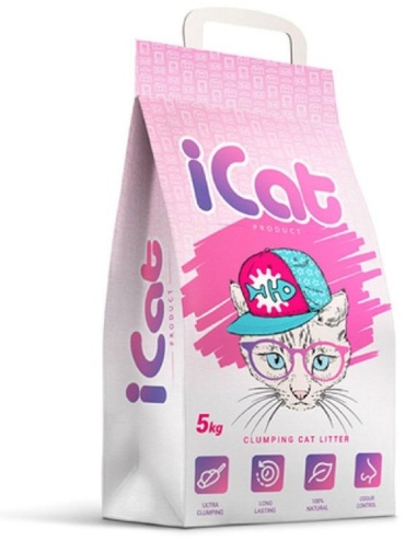 iCat Без ароматизатора 171.008 комкующийся 5 кг