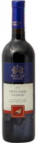 Вино Kartuli Marani Мукузани 2018 сухое красное 12% 0.75 л