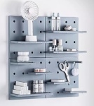 Полка 30286127_253721458, 22х4x22 см, серый