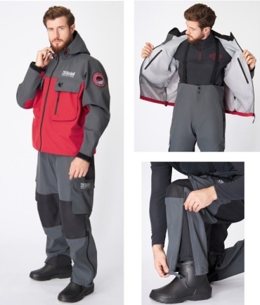Костюм Alaskan Костюм лодочный Davidson серый,красный р,XXXL XXXL