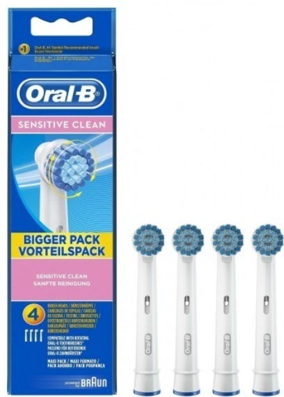 Насадка Oral-B Sensitive clean EBS 17-4 стандартная 4 шт