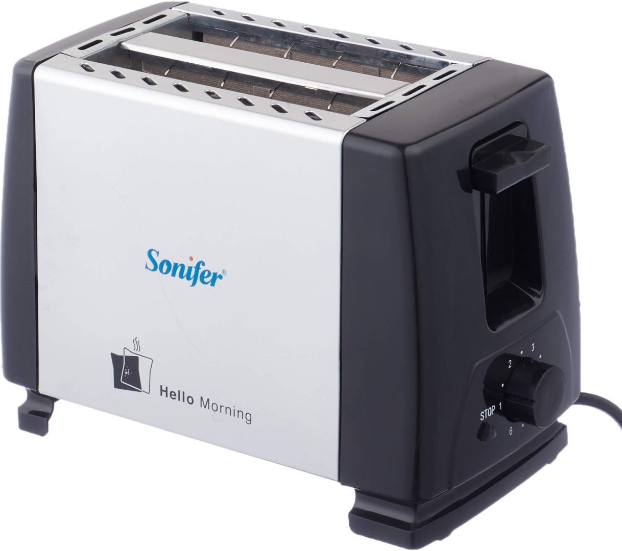 Тостер Sonifer SF-6007 черный-серебристый
