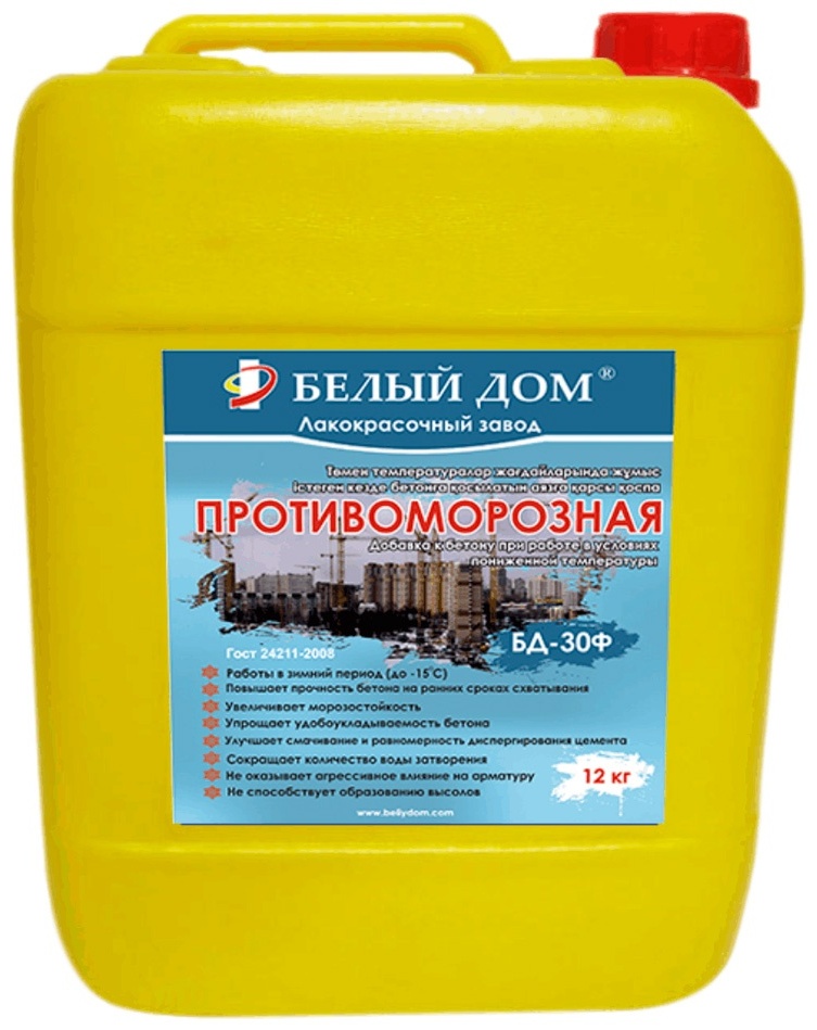 Добавка противоморозная Белый Дом БД-30 Ф 1700511 6 кг