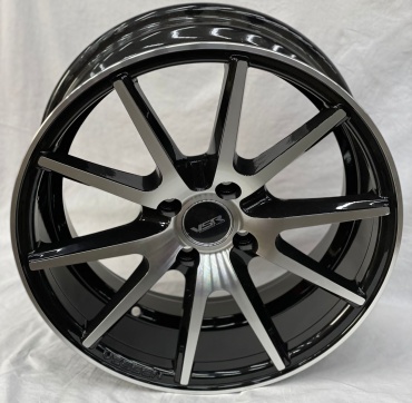 BW QC1122 7x16/4x100 D67.1 ET35 4 диска черный, серебристый