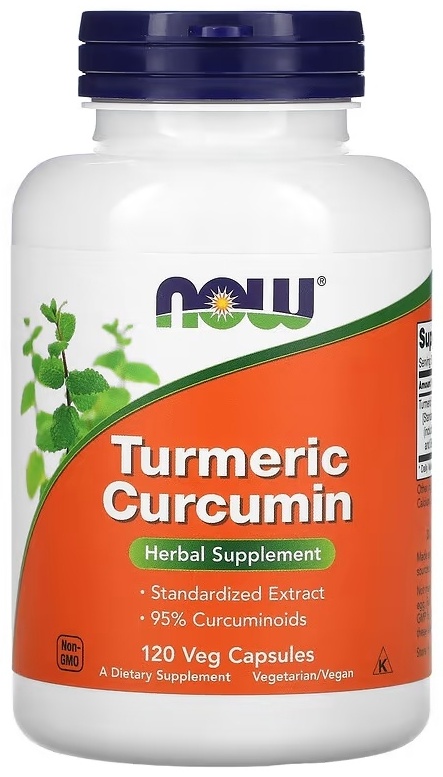Купить NOW Turmeric Curcumin 665 мг капсулы 120 шт в Алматы – Магазин ...