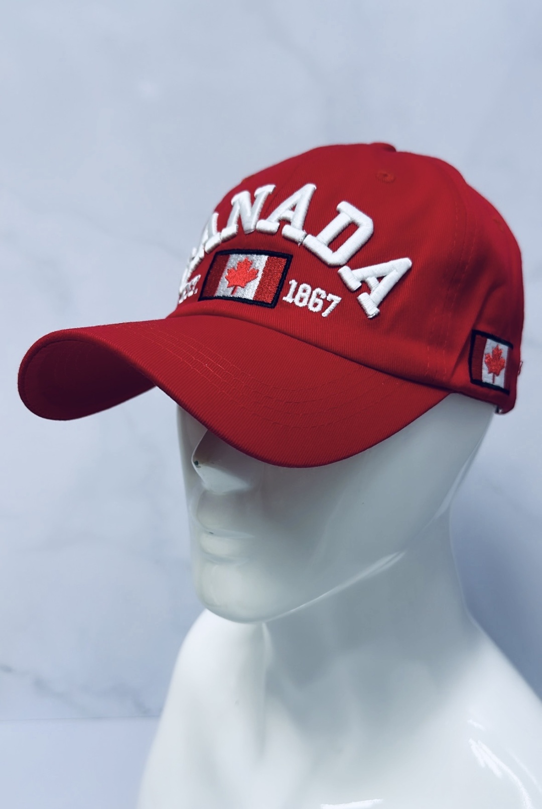Кепка Canada размер универсальный, красный