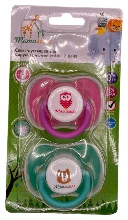 MAMASTORE пустышка, 2 шт, P2S