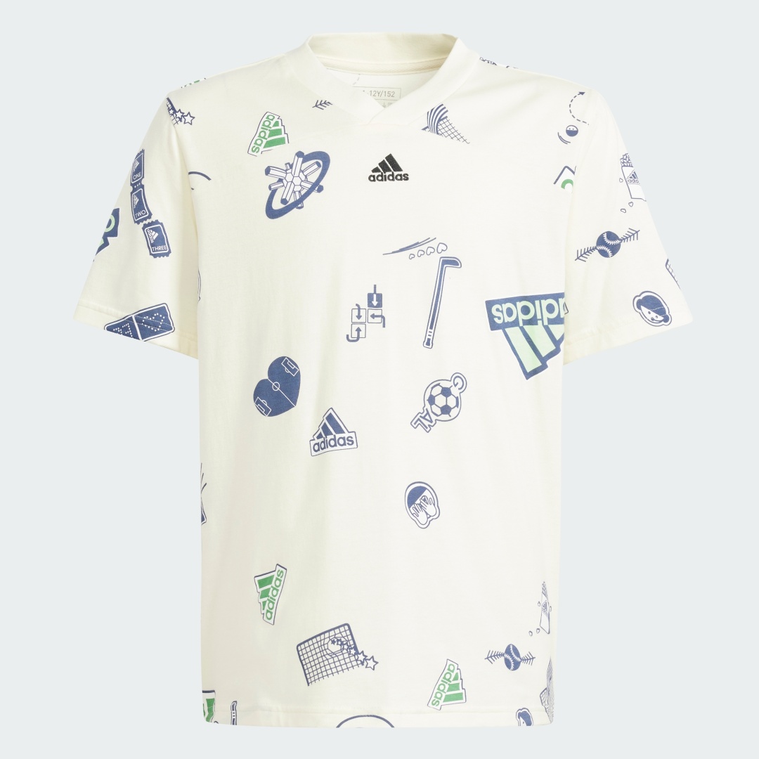 Футболка adidas бежевый