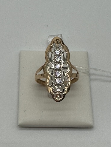 ADEMA GOLD 75959472 размер 20 вес 3.4 г золото, фианит