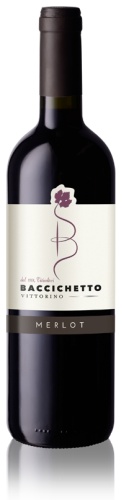 Вино Baccichetto Vittorino Merlot сухое красное 12.5% 0.75 л