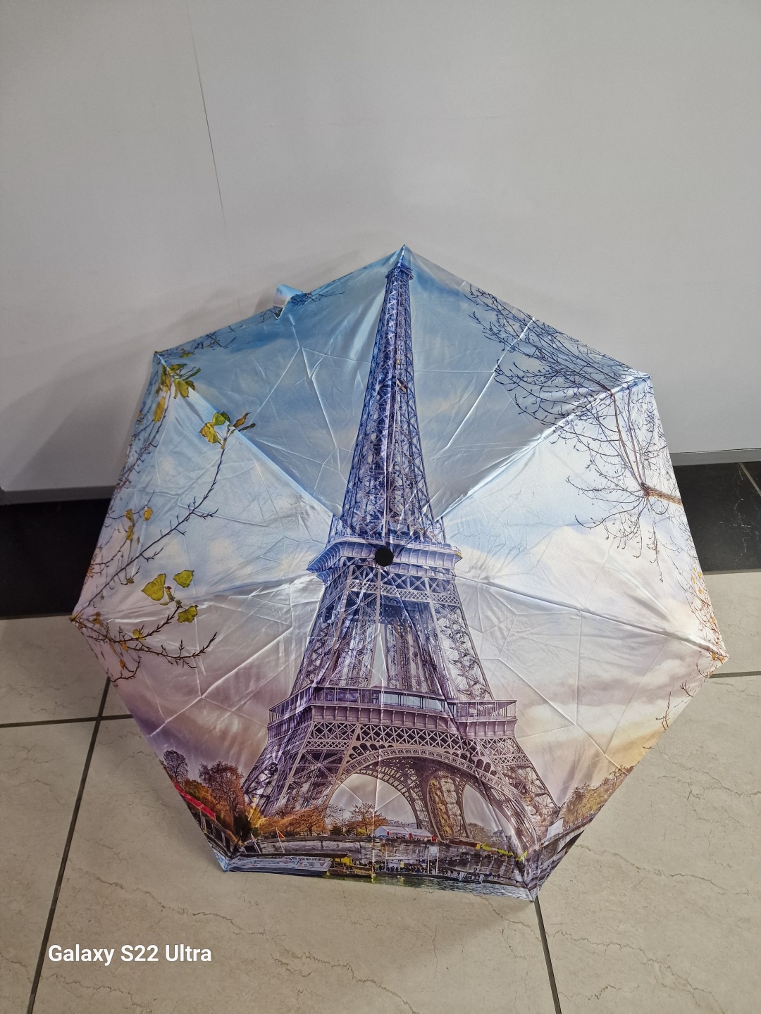 Мини-зонт UMBRELLA автомат голубой
