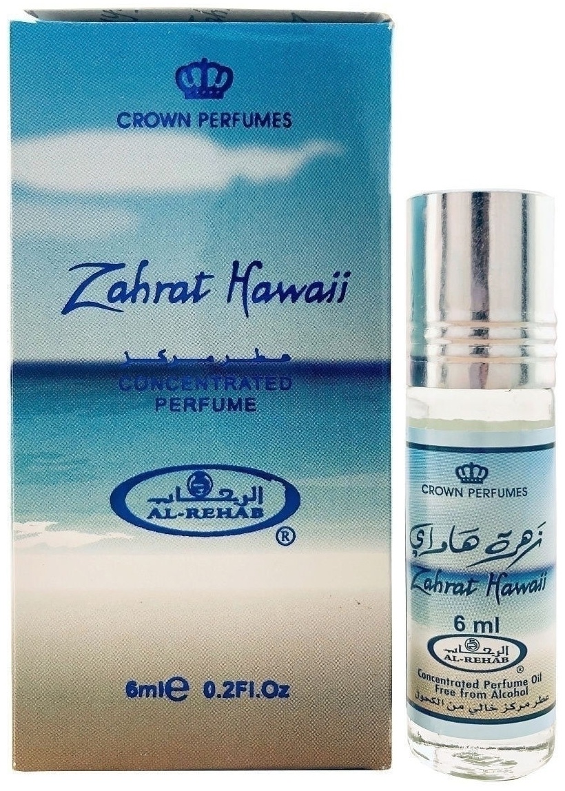 Al Rehab Zahrat Hawaii парфюмерное масло 6 мл, унисекс