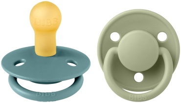 BIBS Набор De Lux Latex Island Sea, Sage 0+ месяцев