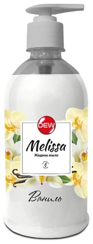 Жидкое мыло туалетное Only DEW MELISSA жидкое крем-мыло "Ваниль" 500 мл