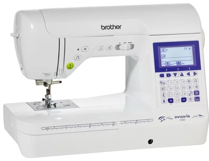 Швейная машина Brother INNOV-'IS F420 белый, синий