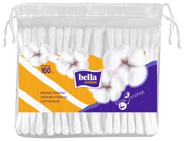 Bella ватные палочки Cotton 160 шт