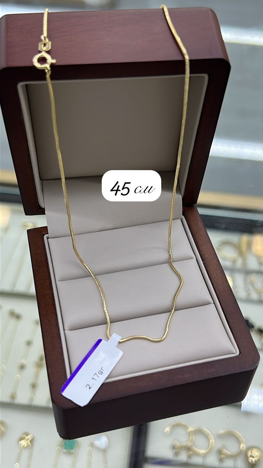 Altyn_Gold 459545943 длина 45 см, вес 2.17 г золото, плетение снейк